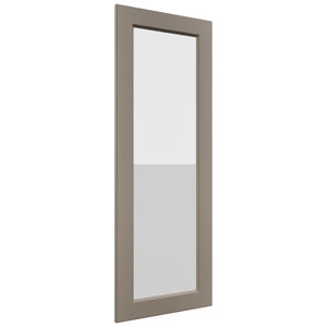 Fabuwood Fusion Oyster DS GDWD1860 Wall Glass Door, Front View