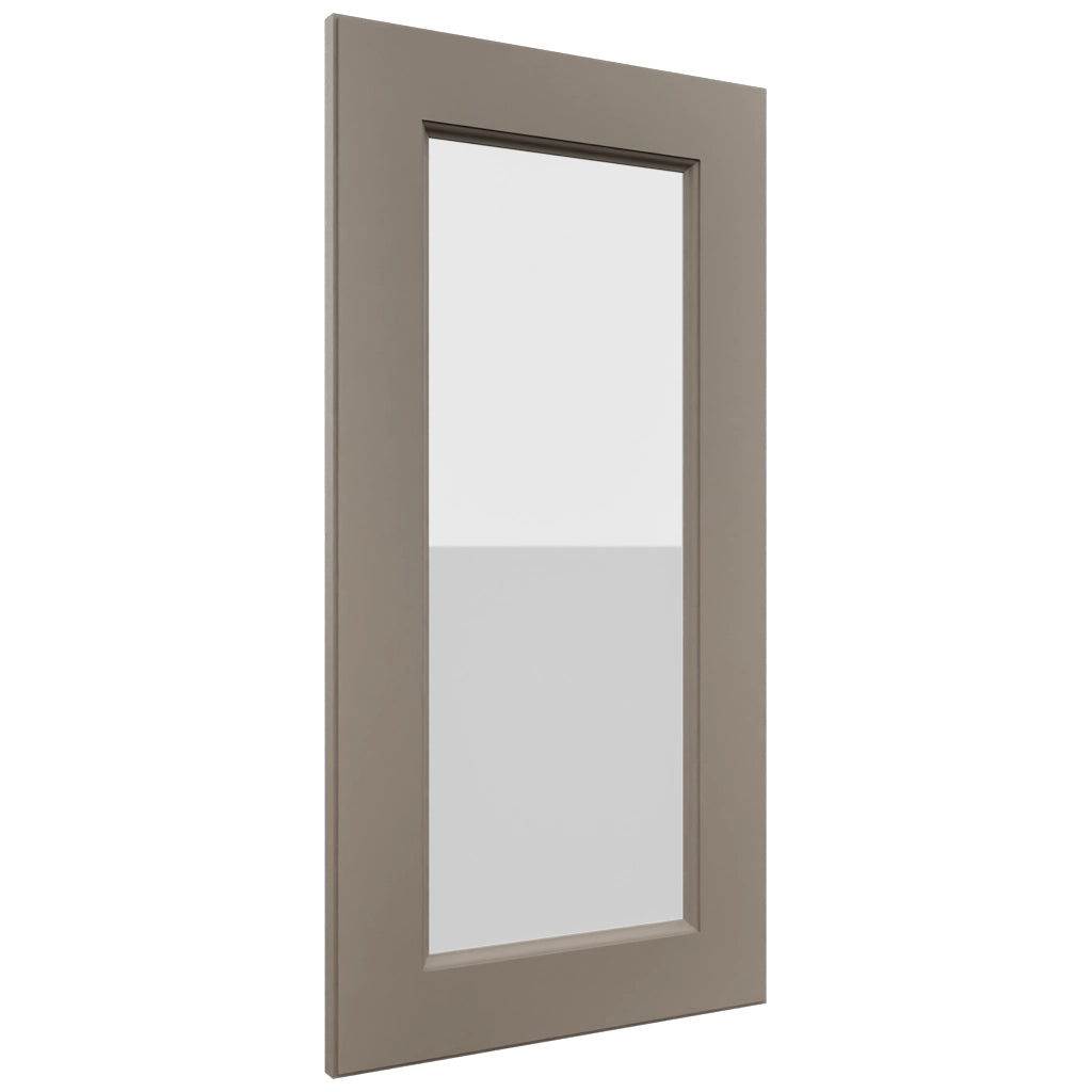 Fabuwood Fusion Oyster DS GDWDC2430 Wall Glass Door, Front View