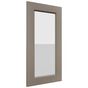 Fabuwood Fusion Oyster DS GDWDC2430 Wall Glass Door, Front View