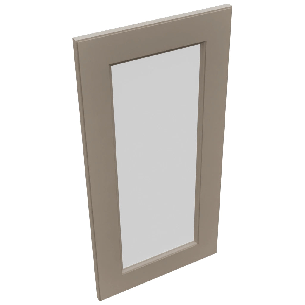 Fabuwood Fusion Oyster DS GDWDC2430 Wall Glass Door, Top View