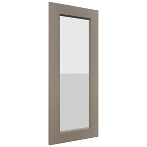 Fabuwood Fusion Oyster DS GDWDC2436 Wall Glass Door, Front View