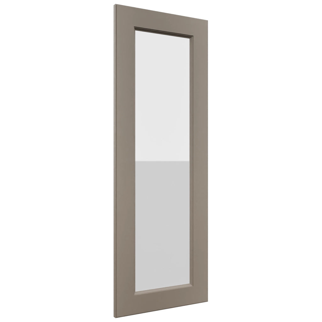 Fabuwood Fusion Oyster DS GDWDC2442 Wall Glass Door, Front View