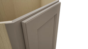 Fabuwood Fusion Oyster DSB36FD Base Corner Diagonal Sink Cabinet, Detail View