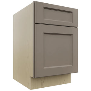 Fabuwood Fusion Oyster FD18 Vanity Desk, Front View