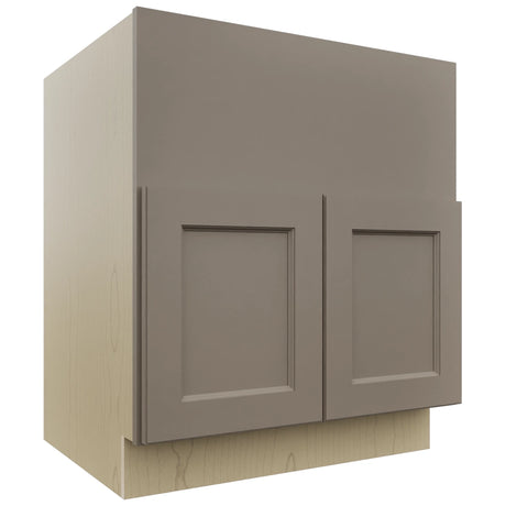 Fabuwood Fusion Oyster FS30 Base Farm Sink Cabinet, Front View