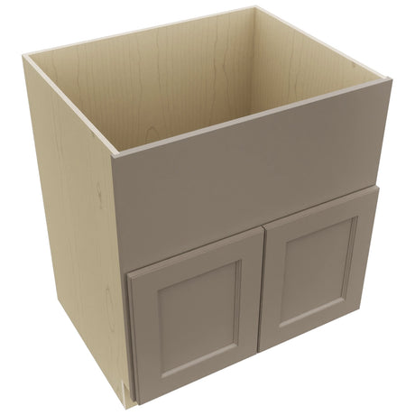 Fabuwood Fusion Oyster FS30 Base Farm Sink Cabinet, Top View