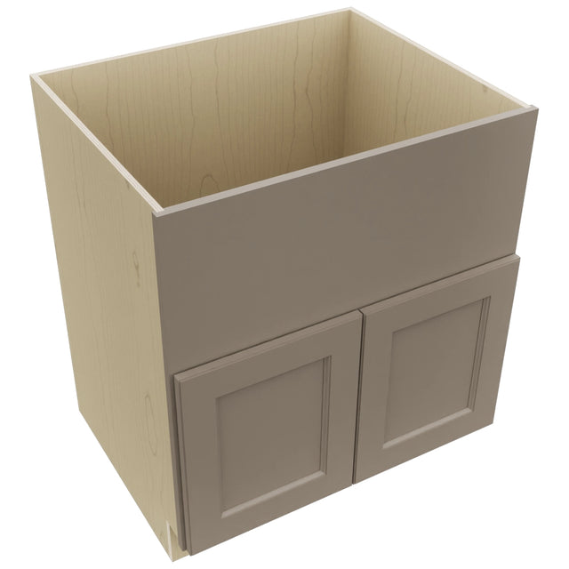 Fabuwood Fusion Oyster FS30 Base Farm Sink Cabinet, Top View