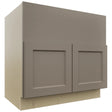 Fabuwood Fusion Oyster FS36 Base Farm Sink Cabinet, Front View