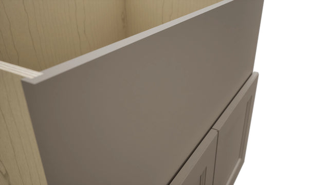 Fabuwood Fusion Oyster FS36 Base Farm Sink Cabinet, Detail View