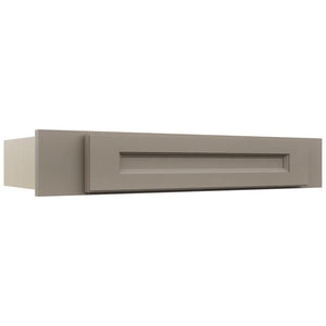 Fabuwood Fusion Oyster KD30 Vanity Desk, Front View