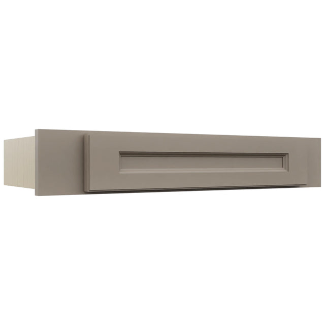 Fabuwood Fusion Oyster KD30 Vanity Desk, Front View