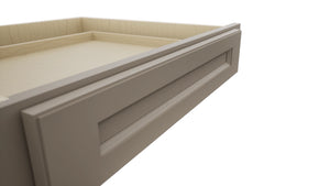 Fabuwood Fusion Oyster KD30 Vanity Desk, Detail View