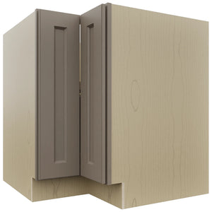 Fabuwood Fusion Oyster LSB33 Base Corner Lazy Susan Cabinet, Front View