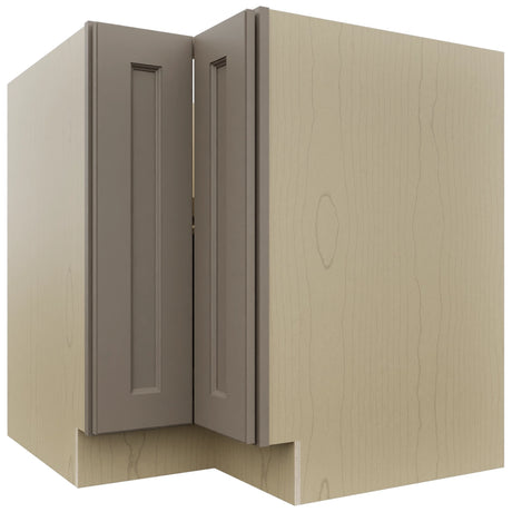 Fabuwood Fusion Oyster LSB33 Base Corner Lazy Susan Cabinet, Front View