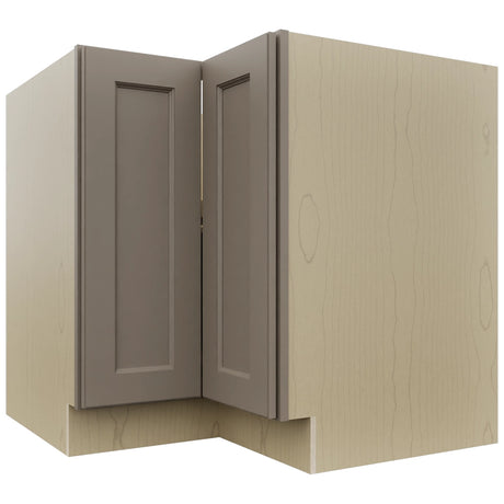 Fabuwood Fusion Oyster LSB36 Base Corner Lazy Susan Cabinet, Front View