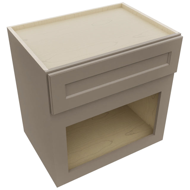 Fabuwood Fusion Oyster MC303021 Wall Microwave Cabinet, Top View