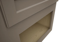 Fabuwood Fusion Oyster MC303021 Wall Microwave Cabinet, Detail View