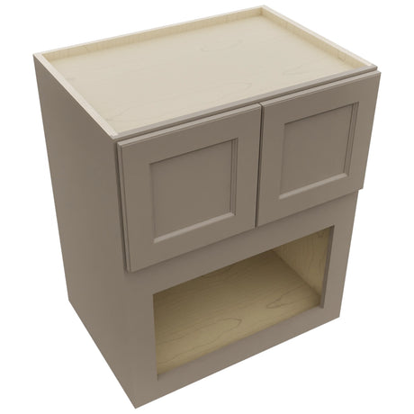 Fabuwood Fusion Oyster MC303621 Wall Microwave Cabinet, Top View