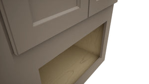 Fabuwood Fusion Oyster MC303621 Wall Microwave Cabinet, Detail View