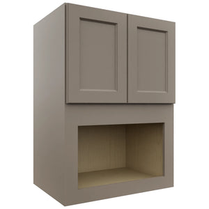 Fabuwood Fusion Oyster MC304221 Wall Microwave Cabinet, Front View