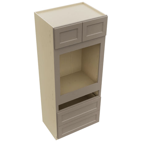 Fabuwood Fusion Oyster OC3384C Tall Oven Cabinet Combo, Top View