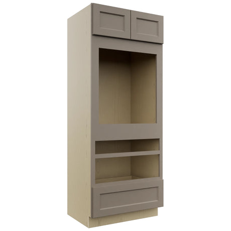 Fabuwood Fusion Oyster OC3384D Tall Oven Cabinet Double, Front View