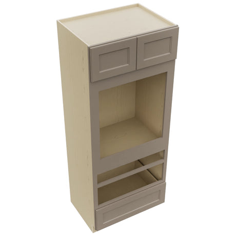 Fabuwood Fusion Oyster OC3384D Tall Oven Cabinet Double, Top View