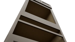 Fabuwood Fusion Oyster OC3384D Tall Oven Cabinet Double, Detail View