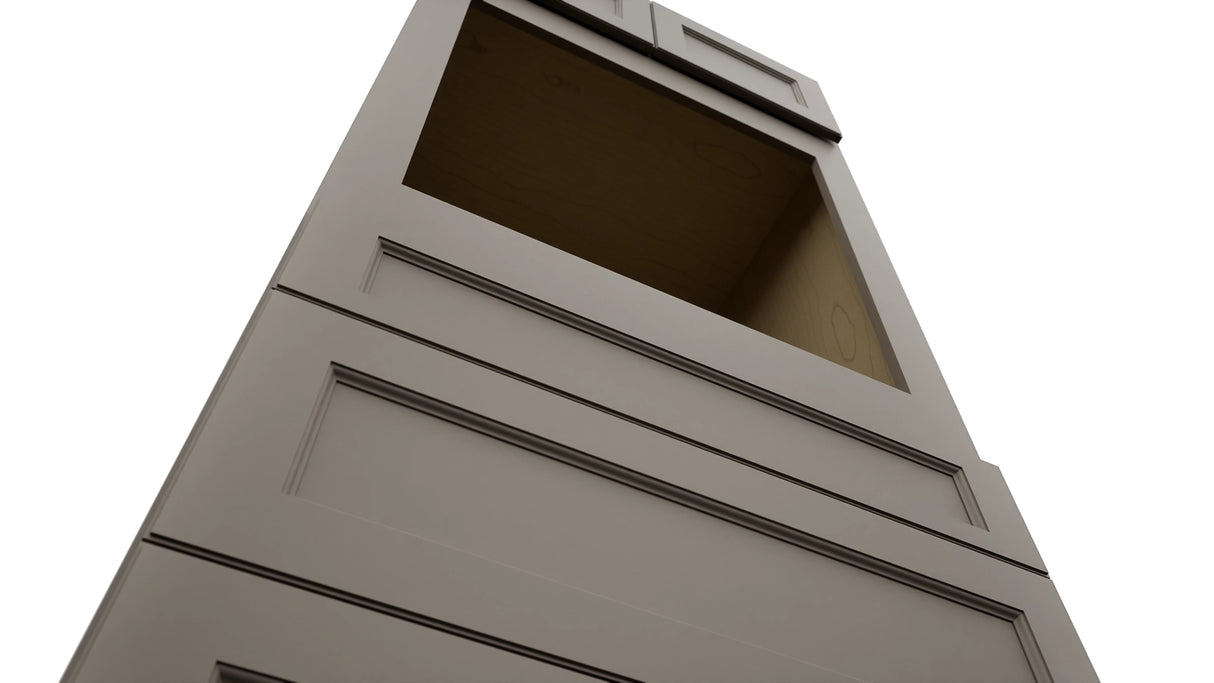 Fabuwood Fusion Oyster OC3384S Tall Oven Cabinet Single, Detail View
