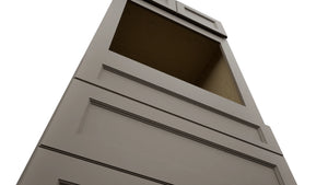 Fabuwood Fusion Oyster OC3384S Tall Oven Cabinet Single, Detail View