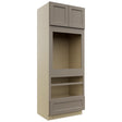 Fabuwood Fusion Oyster OC3390D Tall Oven Cabinet Double, Front View