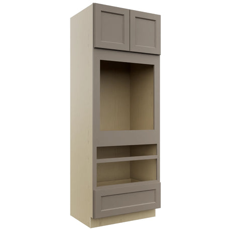 Fabuwood Fusion Oyster OC3390D Tall Oven Cabinet Double, Front View