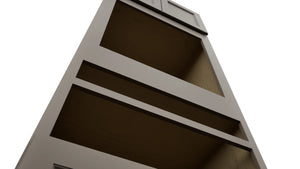 Fabuwood Fusion Oyster OC3390D Tall Oven Cabinet Double, Detail View