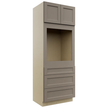 Fabuwood Fusion Oyster OC3390S Tall Oven Cabinet Single, Front View