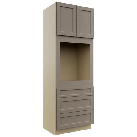 Fabuwood Fusion Oyster OC3396S Tall Oven Cabinet Single, Front View