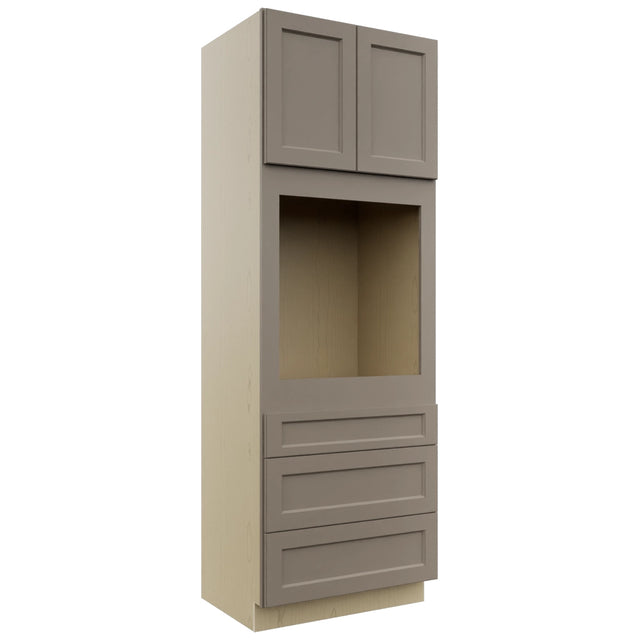 Fabuwood Fusion Oyster OC3396S Tall Oven Cabinet Single, Front View
