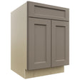 Fabuwood Fusion Oyster SB24 Base Sink Cabinet, Front View