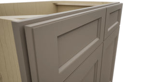 Fabuwood Fusion Oyster SB36 Base Sink Cabinet, Detail View