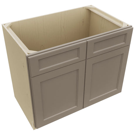 Fabuwood Fusion Oyster SB39 Base Sink Cabinet, Top View