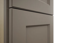 Fabuwood Fusion Oyster TP151284 Tall Pantry Cabinet, Detail View