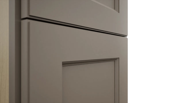 Fabuwood Fusion Oyster TP151290 Tall Pantry Cabinet, Detail View