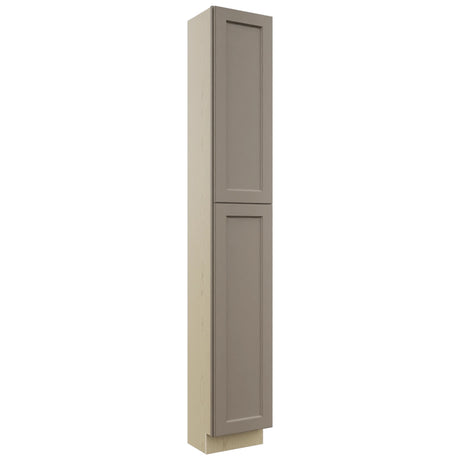 Fabuwood Fusion Oyster TP151296 Tall Pantry Cabinet, Front View