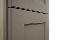 Fabuwood Fusion Oyster TP152484 Tall Pantry Cabinet, Detail View