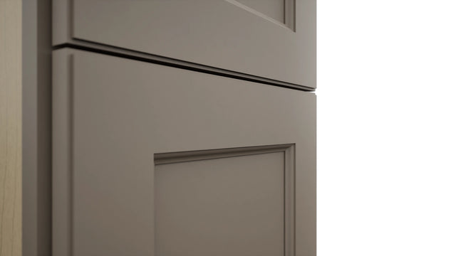 Fabuwood Fusion Oyster TP152484 Tall Pantry Cabinet, Detail View