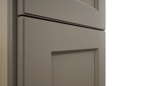 Fabuwood Fusion Oyster TP152496 Tall Pantry Cabinet, Detail View