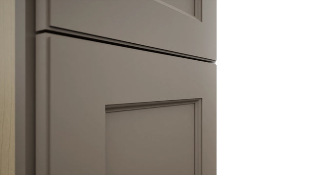 Fabuwood Fusion Oyster TP152496 Tall Pantry Cabinet, Detail View