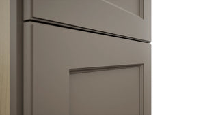 Fabuwood Fusion Oyster TP181296 Tall Pantry Cabinet, Detail View