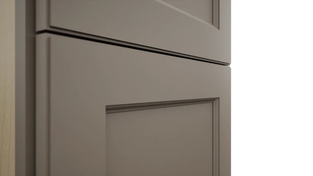 Fabuwood Fusion Oyster TP181296 Tall Pantry Cabinet, Detail View