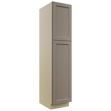 Fabuwood Fusion Oyster TP182484 Tall Pantry Cabinet, Front View