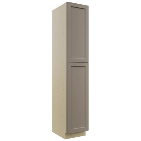 Fabuwood Fusion Oyster TP182496 Tall Pantry Cabinet, Front View
